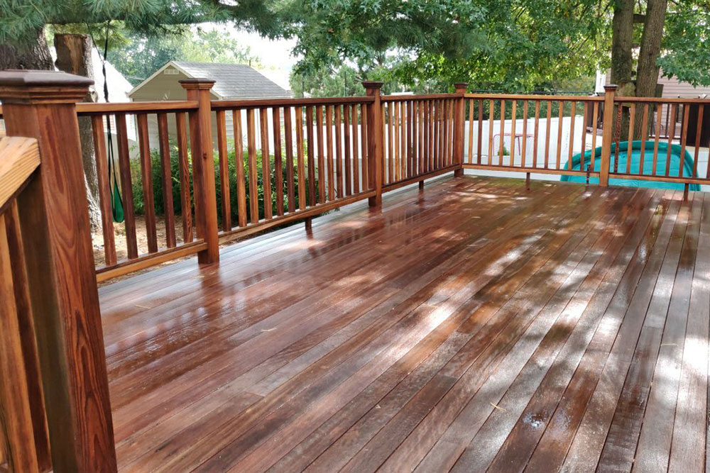 Deck after Allstate Media Blasting refinish