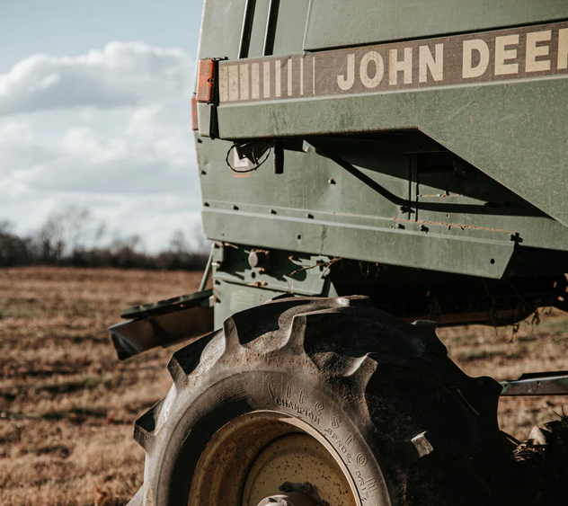 Tractor after blasting services